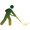 Jet Washing Icon 
