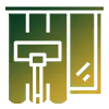 Curtain Blinds Dry Cleaning Icon
